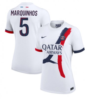 Paris Saint-Germain Marquinhos #5 Bortatröja Kvinnor 2024-25 Kortärmad